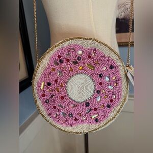 Viral Beaded Bag! NWT Viral Beaded Doughnut Donut Bag